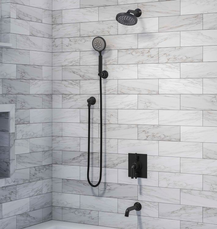 Descanso Thermostatic Shower & Tub Set with Handshower | Rejuvenation