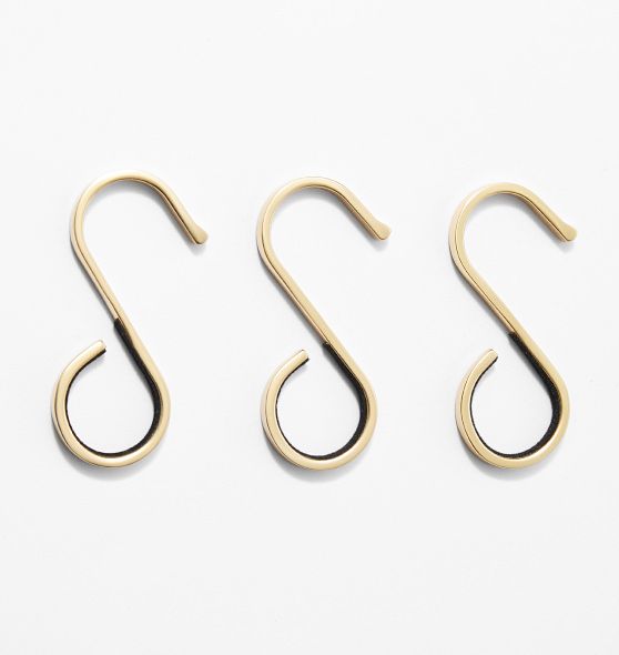 Gusto POTHOOK3 Pack of 3 Double-Sided Pot Hooks 