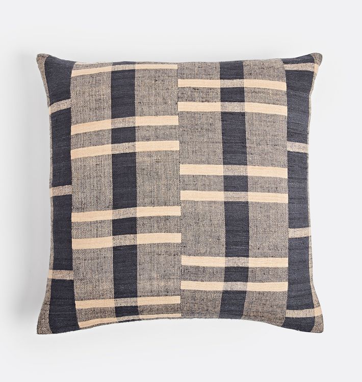 Silk Striped Pillow Cover