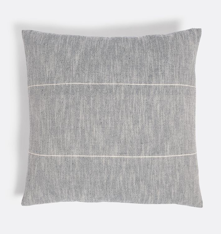 Woven Linen and Cotton Pillow Cover