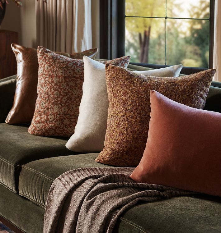 Set of 4 Plant Pattern Throw Pillow Covers Dandelion Sofa Bed Decor , Plain  Square 4 Cushion Cover Sets 17x17 19x19 21x21 