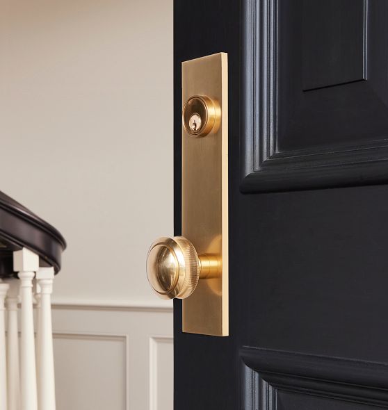 Rigdon Knob Exterior Door Hardware Tube Latch Set Rejuvenation