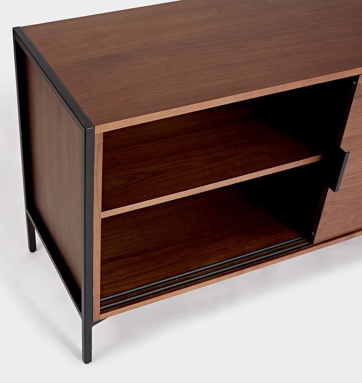 Sonoma Standing Media Cabinet Walnut