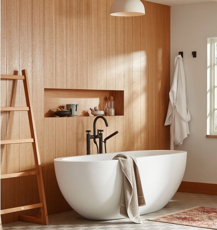 Devin Teak Bath Caddy