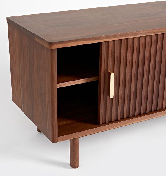 McDermitt Walnut Media Console | Rejuvenation