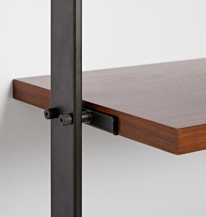 Holgate Double Modular Shelving Unit with Storage & 72" Rails Rejuvenation