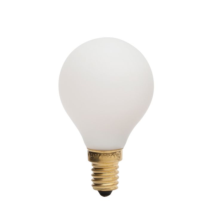 LED Porcelain I G16.5 Matte White 3W Bulb Rejuvenation