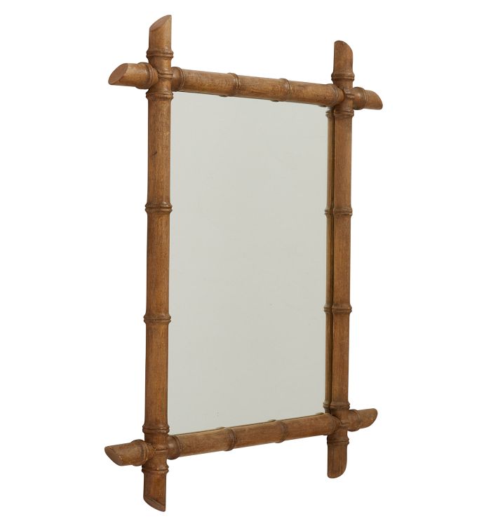 Clayton Chunky Wood Frame Mirror