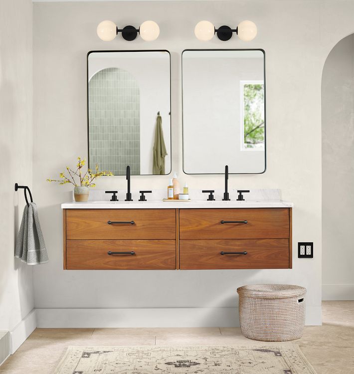 Deep Frame Rectangular Mirror | Rejuvenation