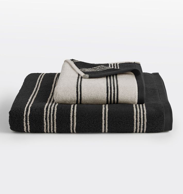 Cotton Terry Hand Towel - Dark gray - Home All