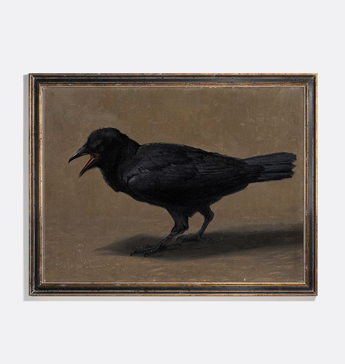 The Caw Framed Reproduction Wall Art Print