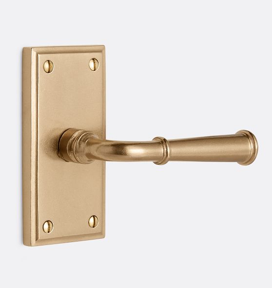Emtek Rectangular Brass Door Bell With Plate & Button - Canada