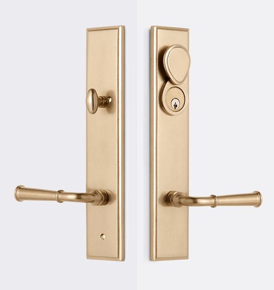 Classic Door Handle Pair Antique French Door Pull Front Door 