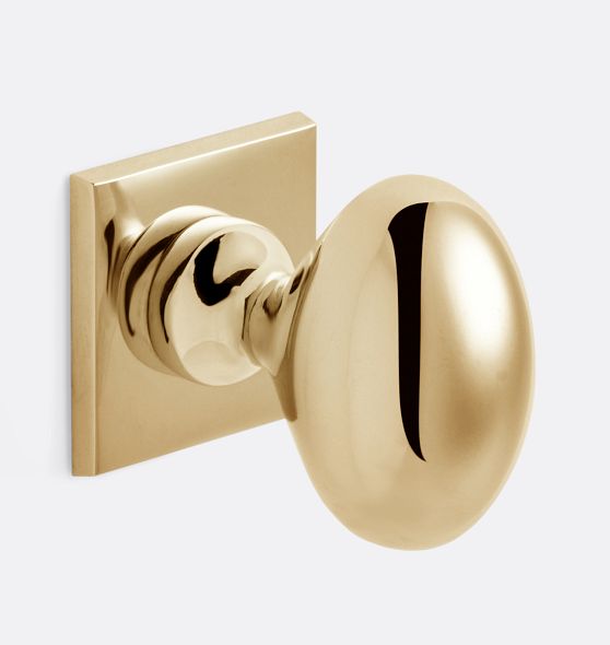 Opal Cabinet knob with Rectangle Backplate