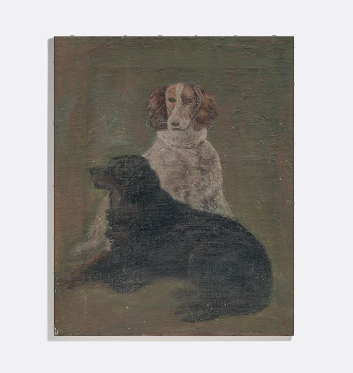 Two Dogs Reproduction Wall Art Print