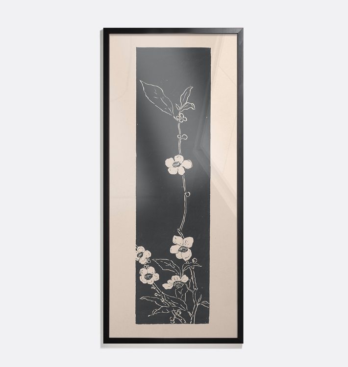 Tea Blossom Framed Reproduction Wall Art Print