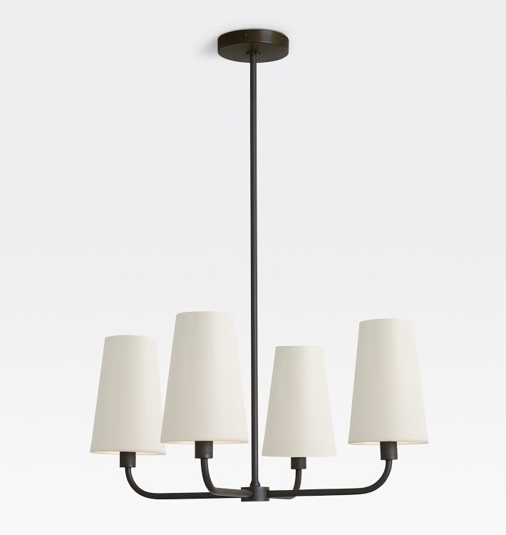 Ansel 25" 4Light Chandelier Rejuvenation