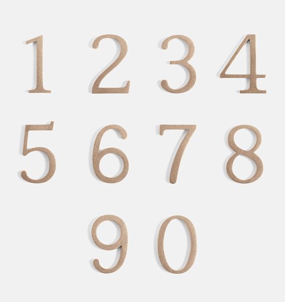 6" Eastmont House Number Rejuvenation