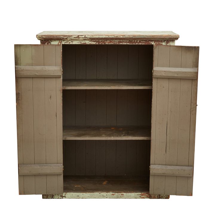 Perfectly Weathered 2Door Vintage Storage Rejuvenation