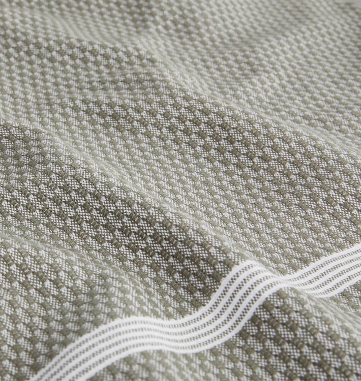 Turkish Organic Cotton Towels - Grey Diamond - NikkiDesigns