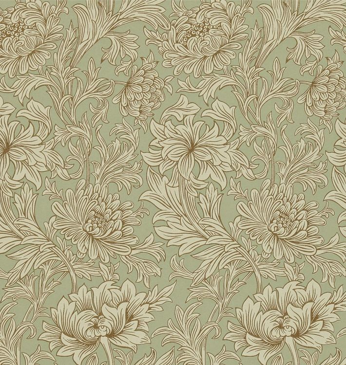 Chrysanthemum Morris & Co. Wallpaper | Rejuvenation