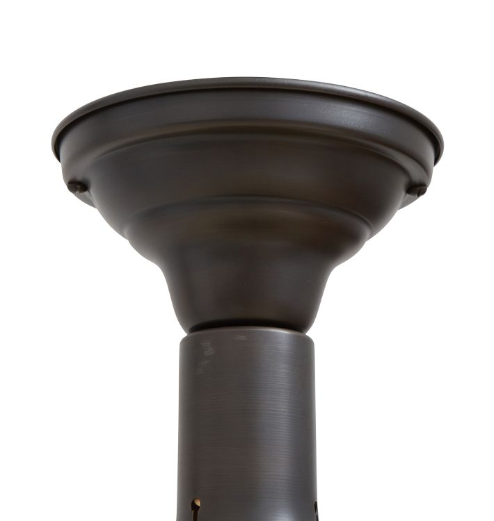 Vintage Bead Chain Fixture with Stenciled Glass Shade Rejuvenation