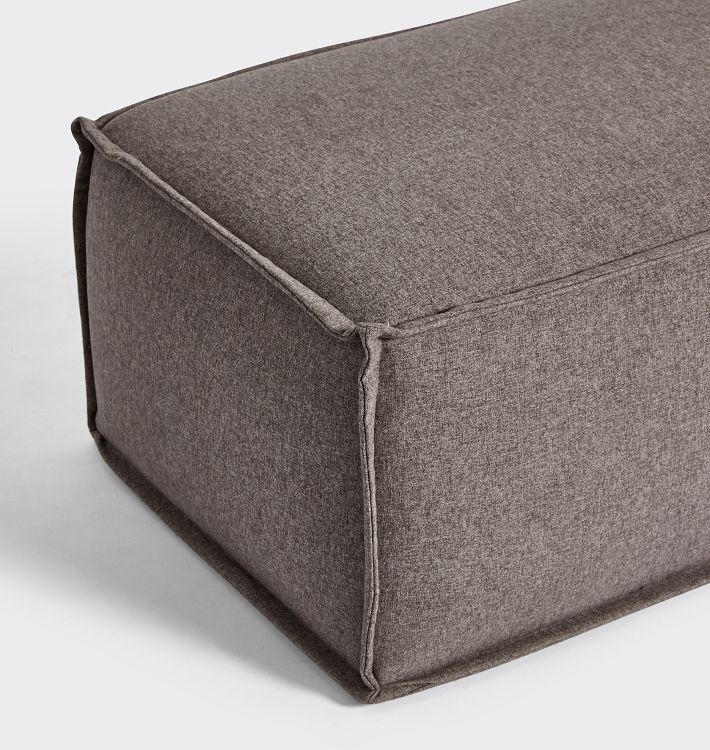 RETTANGOLARE  Pouf Upholstered rectangular pouf By Birex