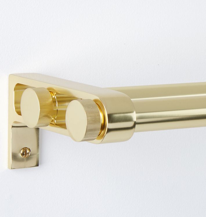 Riobel Paradox Double 24 Inch Towel Bar - Brushed Gold