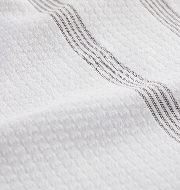 Organic Turkish Cotton Grey Fleck Hand Towel + Reviews