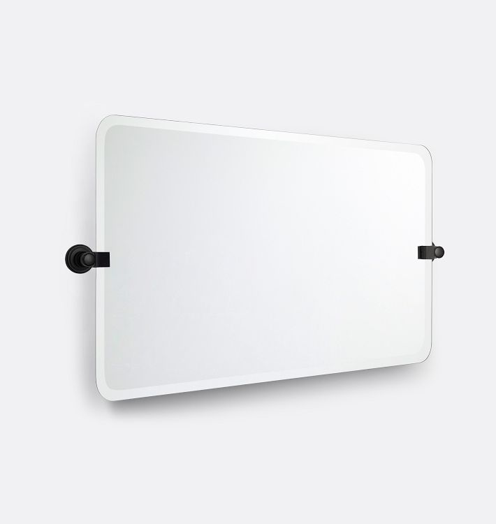 Rigdon Frameless Wide Rectangle Pivot Mirror