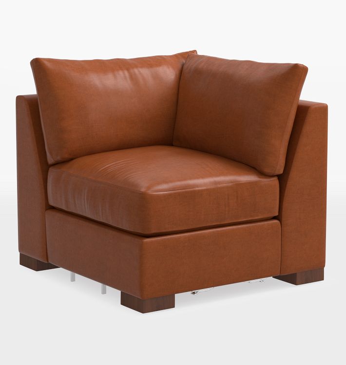 Sublimity Leather Corner Sectional Component
