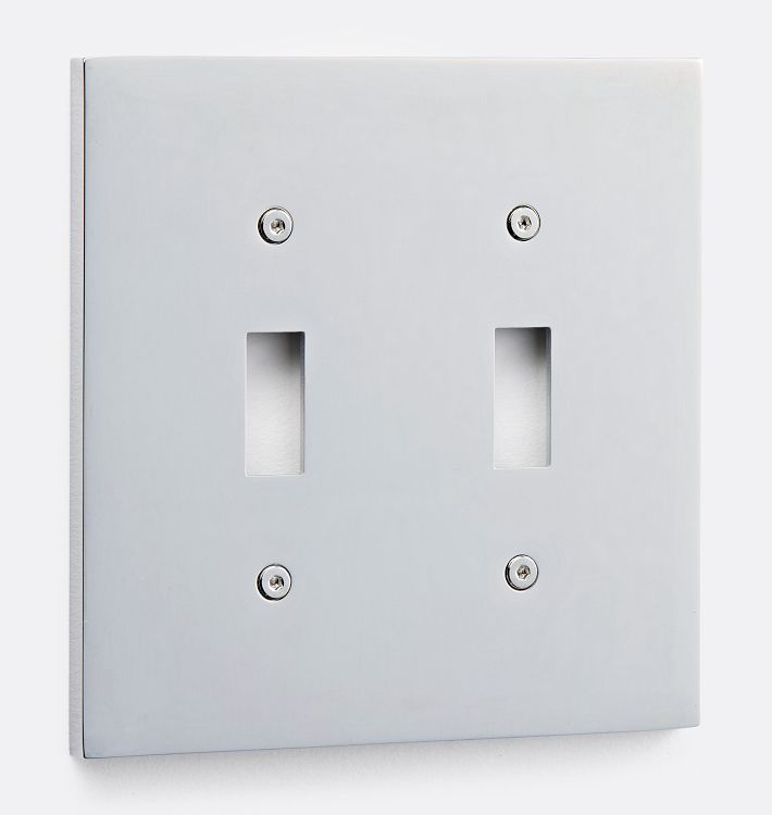 Fenton Double Toggle Switchplate