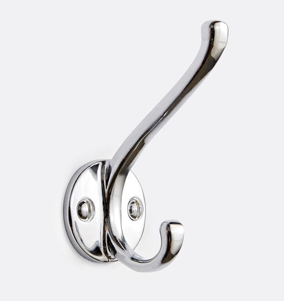 Seduction double wall hook chrome - BISK S.A.