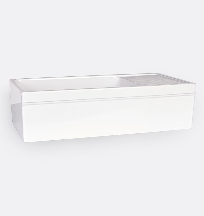 Fireclay Sink with Washboard