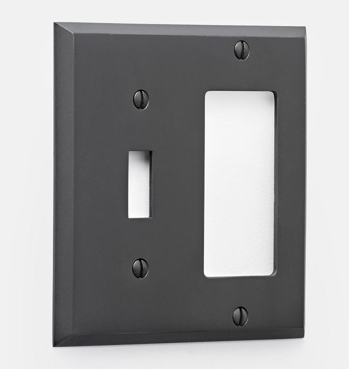 Lewis Toggle GFCI Switchplate