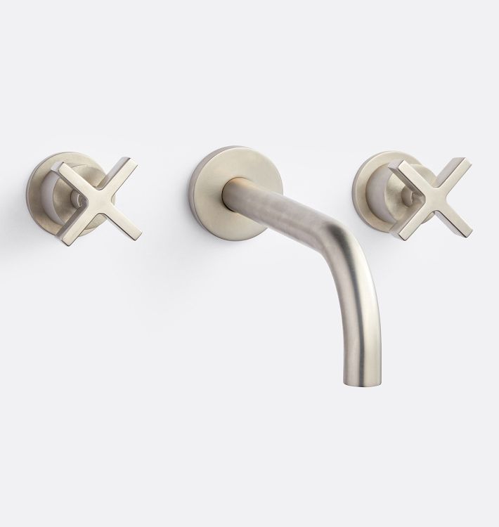 West Slope Cross Handle Wall Mount Faucet