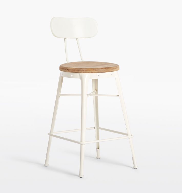 Cobb Indoor/Outdoor Counter Stool with Back