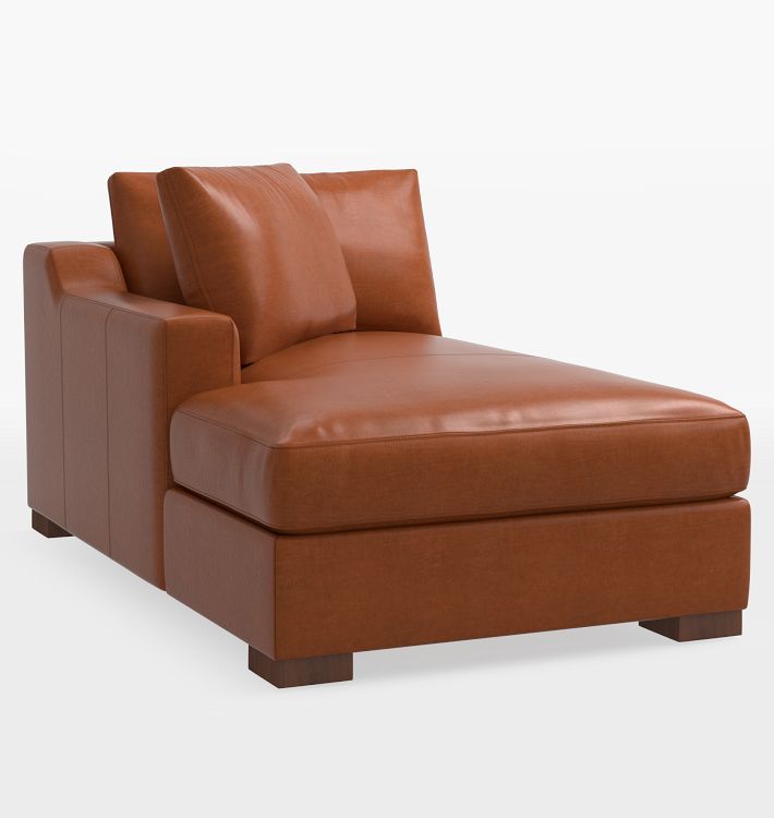 Sublimity Leather Chaise Sectional Component
