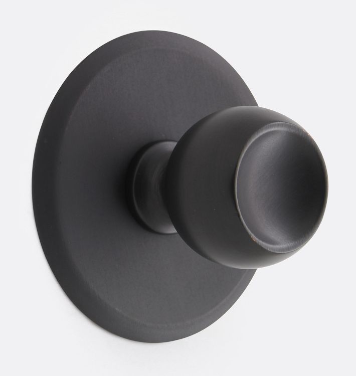 Saturn Cabinet Knob with Round Backplate