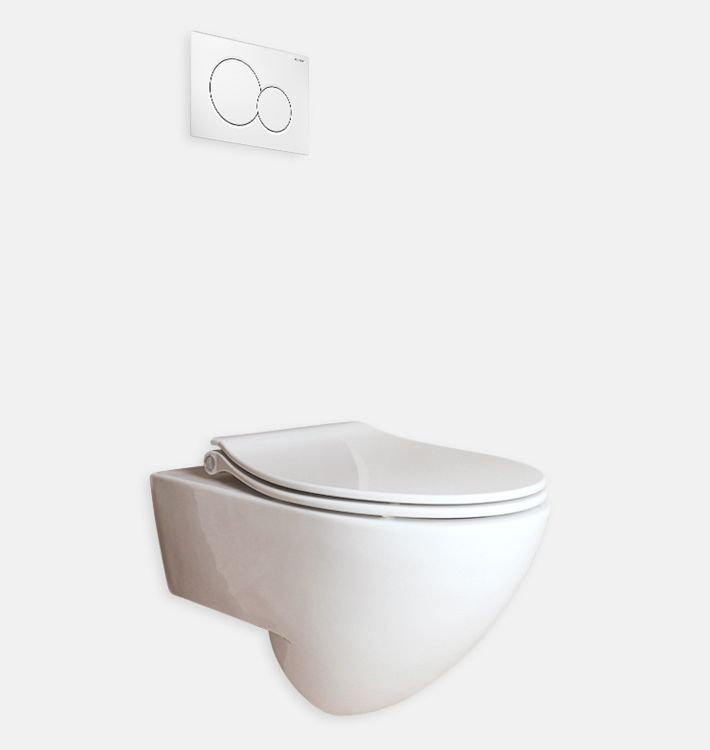 Suave Wall-Hung Toilet