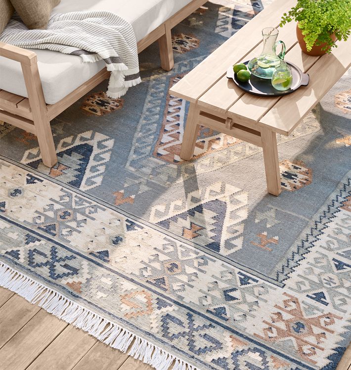 Cleary Indoor/Outdoor Flatweave Rug | Rejuvenation