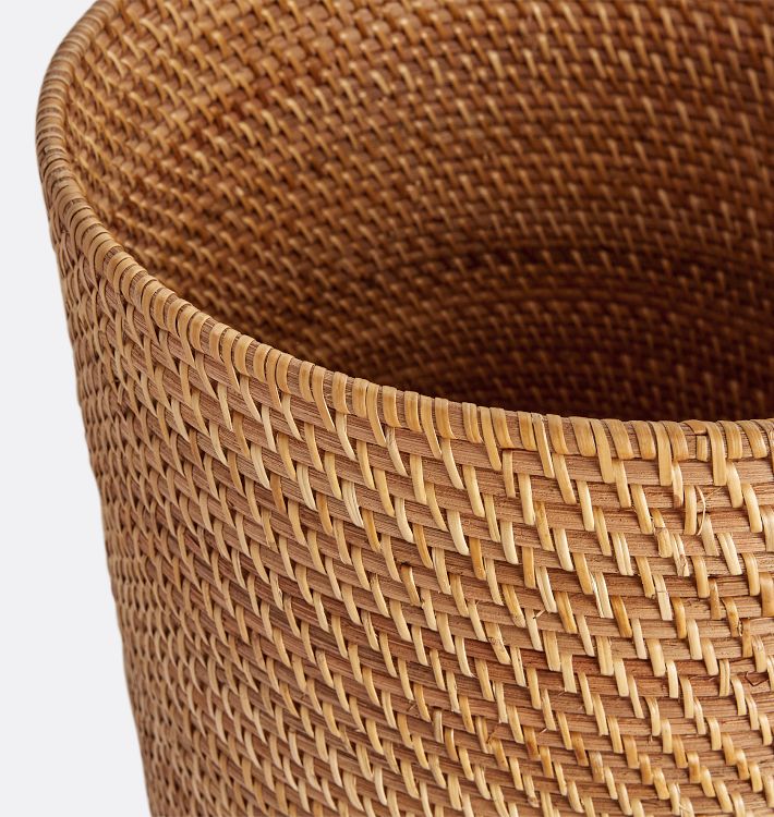 Lacey Round Woven Basket