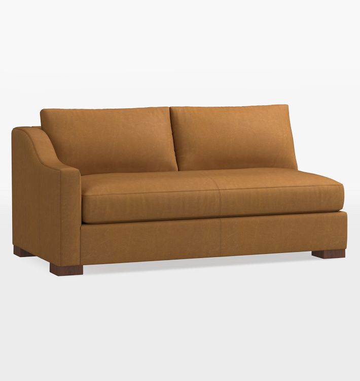 Guilford Leather Arm Sofa Sectional Component