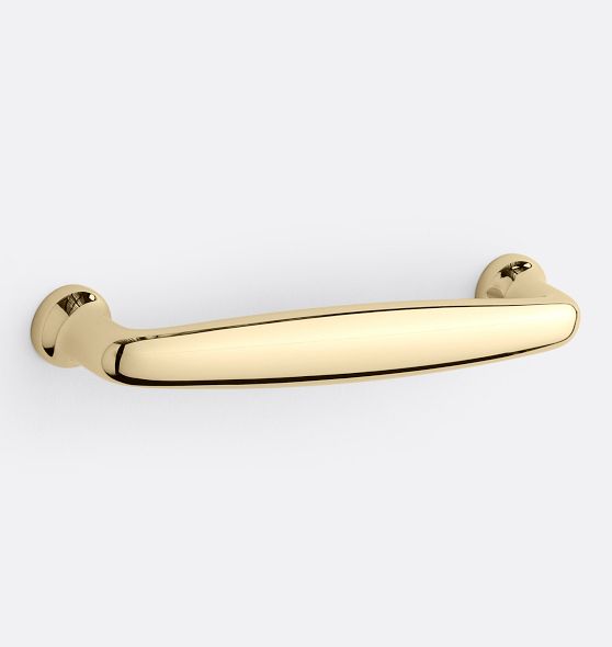 Unlacquered Brass Emmeline Cabinet Knobs and Drawer Pull – Forge