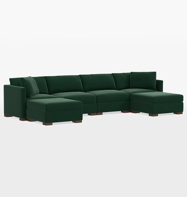 Wrenton 6-Piece Double Ottoman Sectional Sofa