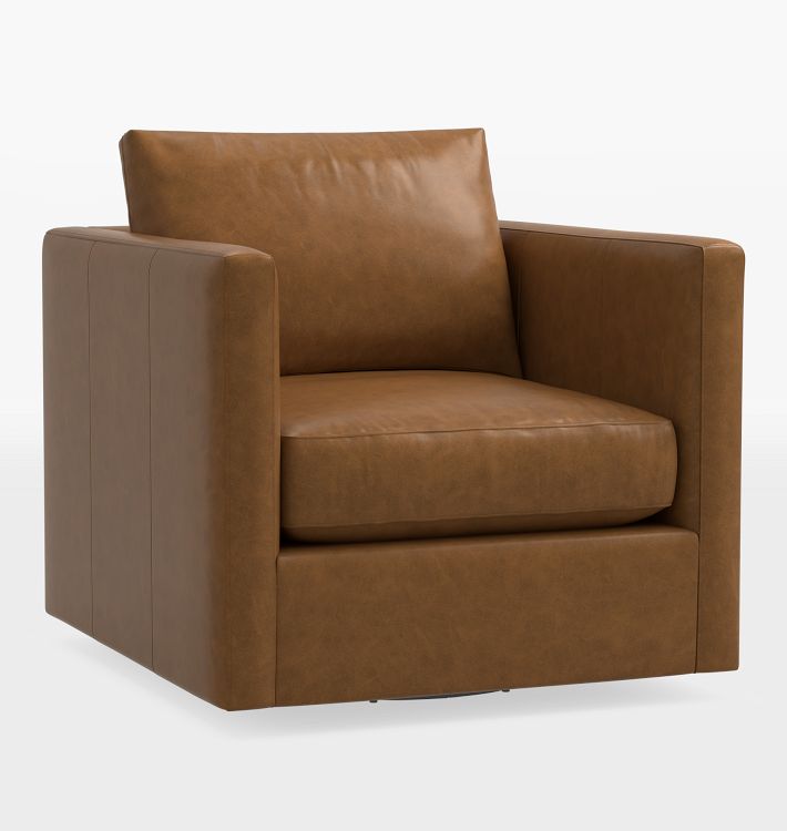 Wrenton Leather Swivel Chair
