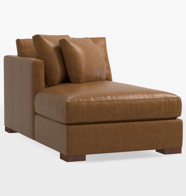 Wrenton Leather Chaise Sectional Component
