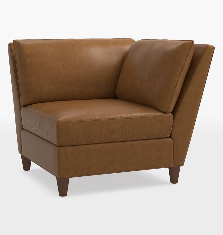 Vailer Leather Corner Sectional Component
