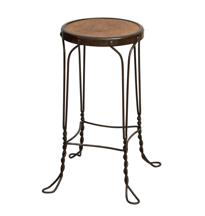 Antique Twisted Wire Stool