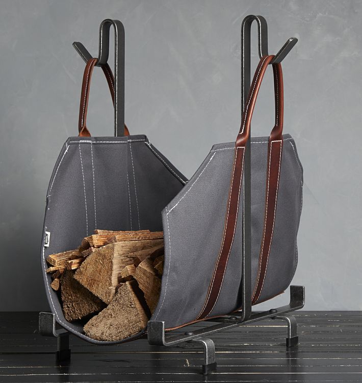 Leather log online carriers